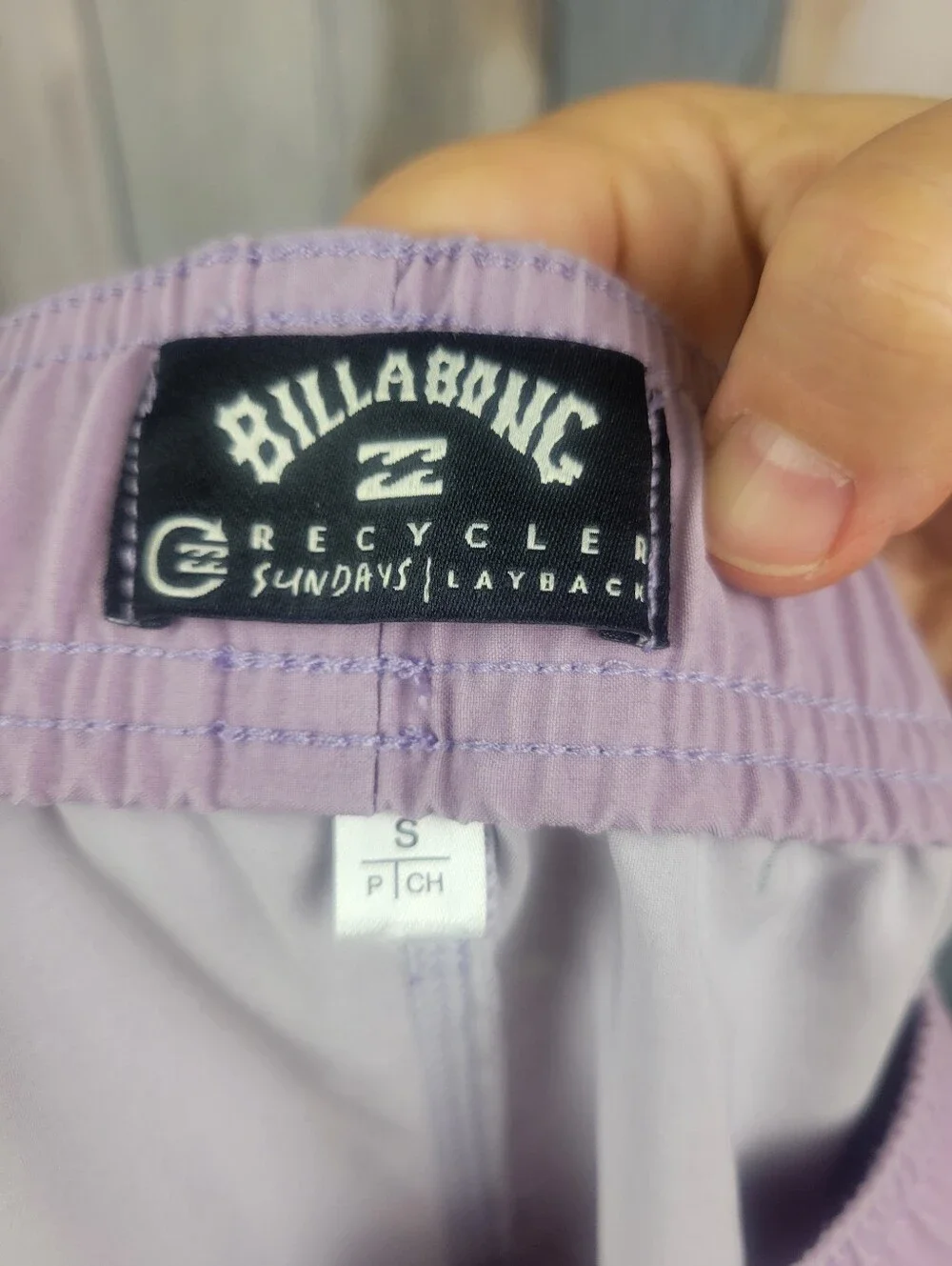 Billabong Sundays Layback Purple Swim Truncks Volleyball Boardshorts Size Sm